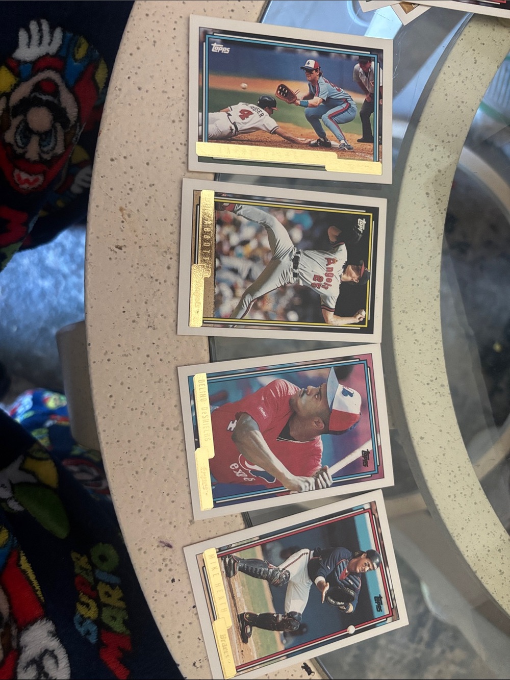 1992 Topps Gold Cards (200 + cards) - Picture 3 of 4